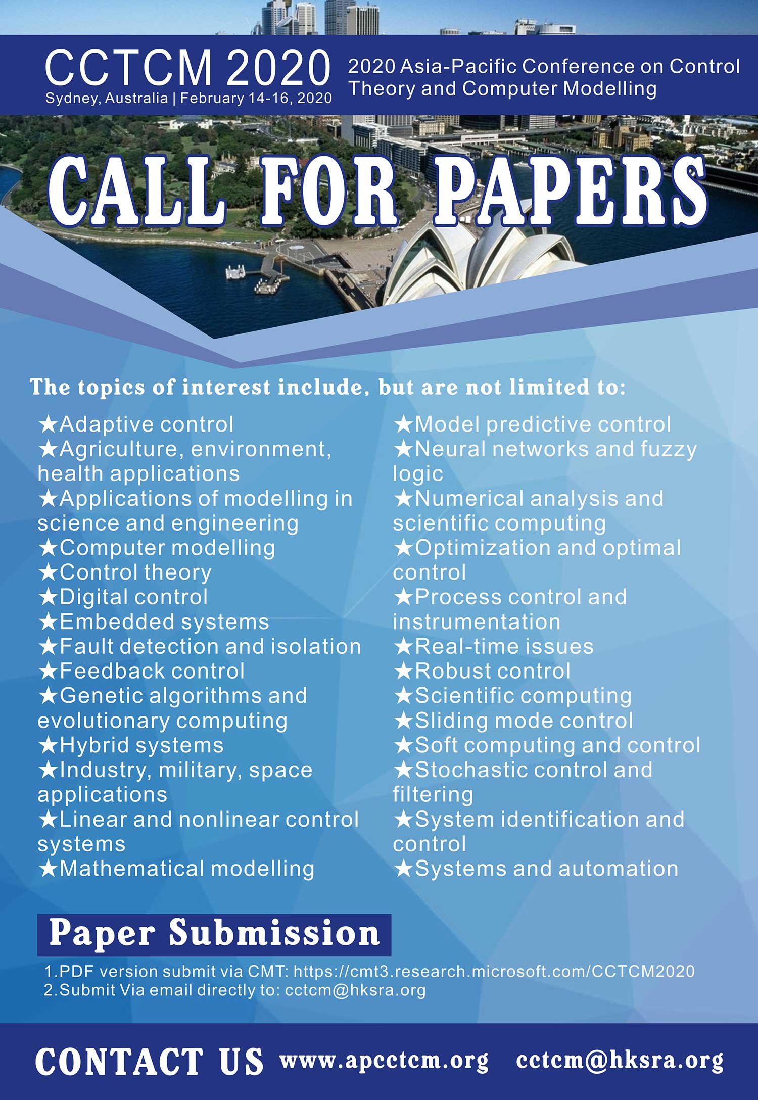 procedia -( 2020 Asia-Pacific Conference on Control Theory and Computer Modelling (CCTCM 2020)  )