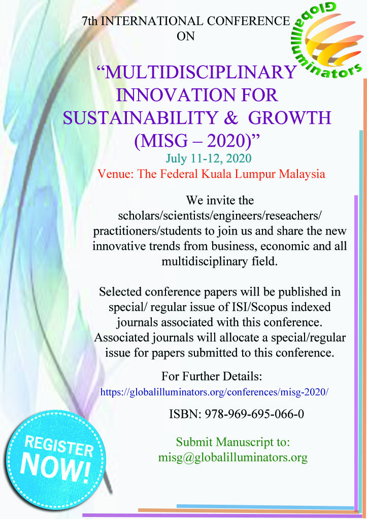 procedia -(  7th International Conference on Multidisciplinary Innovation for Sustainability And Growth (MISGâ€“ 2020)   )